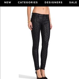 Mother The Looker Faux Leather Skinny Jeans!